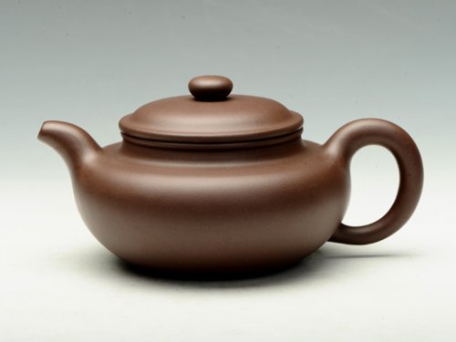钱红月紫砂壶 老拼紫大仿古 