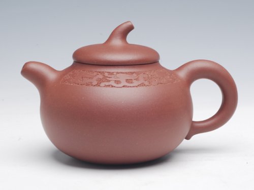 陈健紫砂壶 茄段 