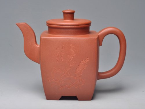 范育君紫砂壶 天地方圆 清水泥 780cc 