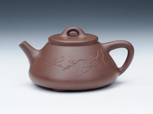 周薇紫砂壶 子冶石瓢 