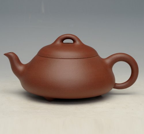 高俭紫砂壶 矮石瓢 