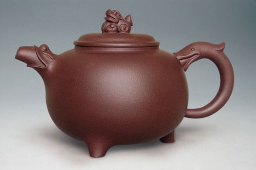 周杰紫砂壶 龙腾 