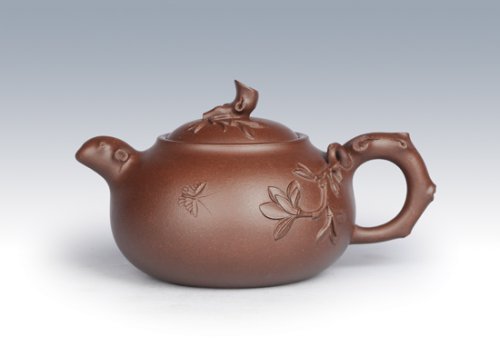 郭琴紫砂壶 满园春色 