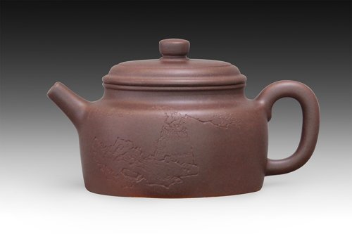 华建中紫砂壶 德钟 