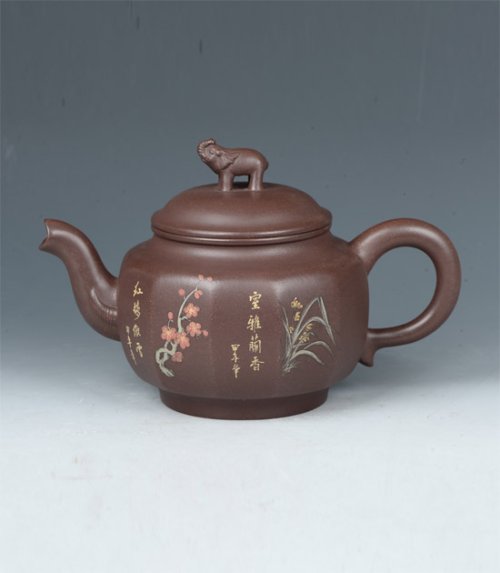 徐六明紫砂壶 八方象壶 