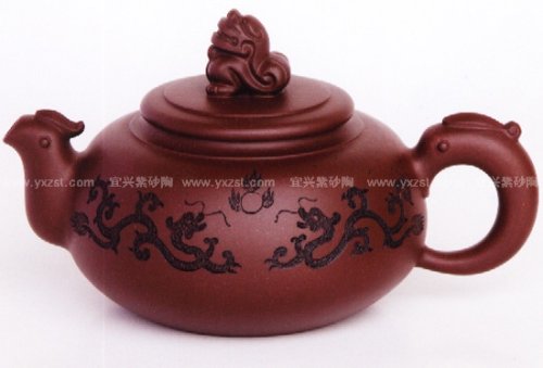 杨伟倩紫砂壶 瑞兽迎祥 