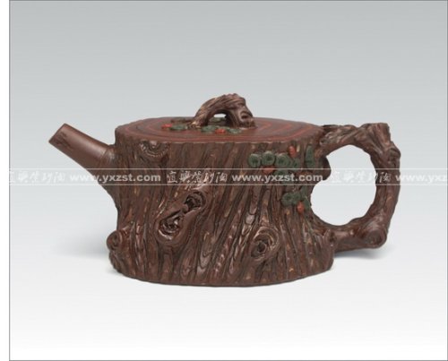 顾余根紫砂壶 大黑松 