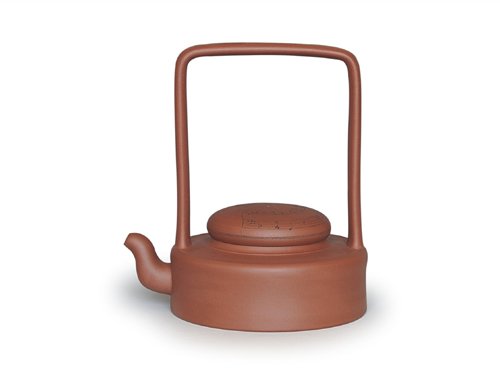 周奇鸣紫砂壶 明珠提梁壶 泥料：... 