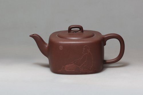 冯卫东紫砂壶 混四方 