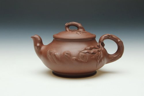 蒋小砂紫砂壶 万寿无疆 