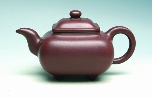 华建国紫砂壶 四方传炉 