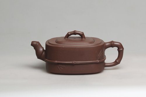 方小利紫砂壶 一捆竹 