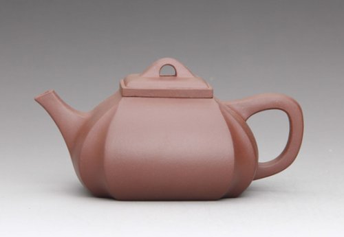 吕伟紫砂壶 抽角石瓢 