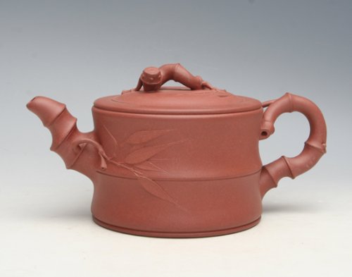 尹红英紫砂壶 竹段 