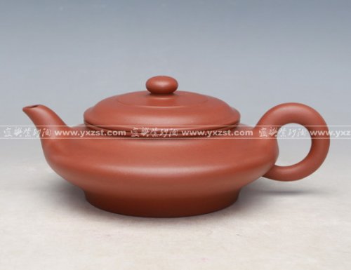 崔恒紫砂壶 虚扁 