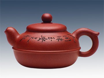 咸频紫砂壶 线圆壶 