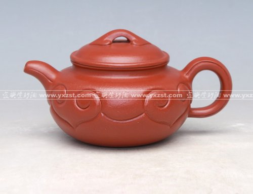 沈菊芳紫砂壶 仿古如意 