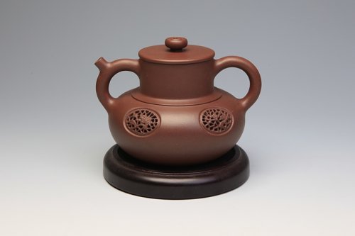 范永军紫砂壶 四季花香 