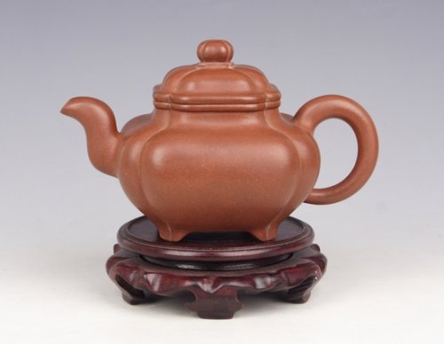 佘勤南紫砂壶 四方锦囊传炉  东碗 金奖 