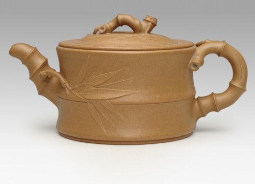 范小中紫砂壶 大竹段 