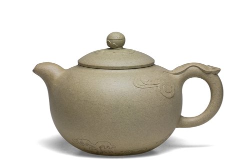 赵曦鹏紫砂壶 祥云追月 