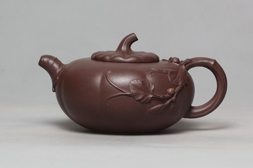陈国宏紫砂壶 南瓜 