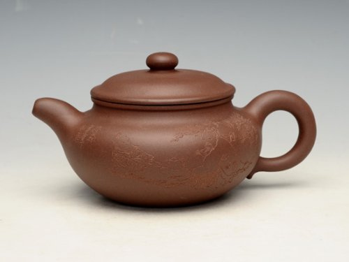 冯文娟紫砂壶 仿古紫泥 