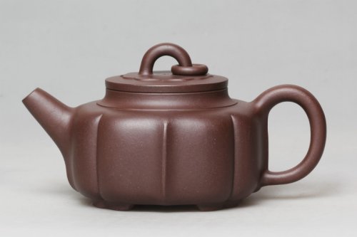 任荣芬紫砂壶 玉环凌花壶 