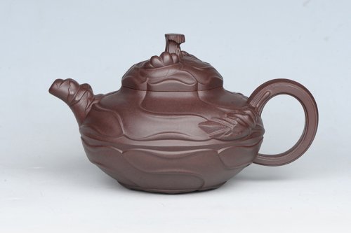 范云松紫砂壶 风卷葵壶 