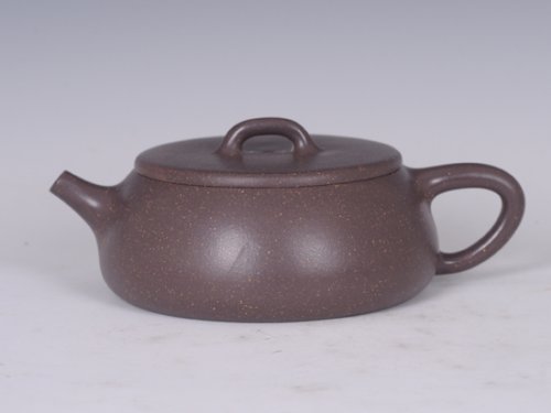 邵文紫砂壶 大口石瓢 