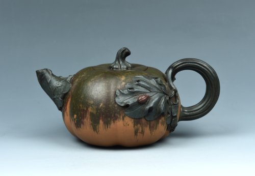 蔡利平紫砂壶 七彩南瓜系列一 