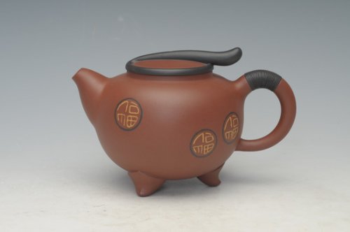 沈更轶紫砂壶 唐装 