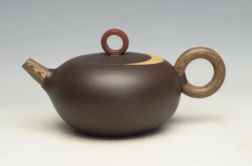 张斌.紫砂壶 日月同辉 