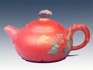 史福棠紫砂壶 国色天香 