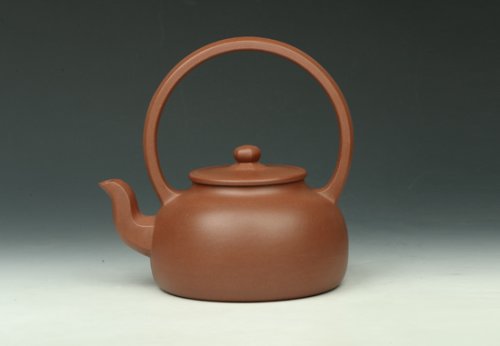 羊玉琴紫砂壶 大彬提梁 