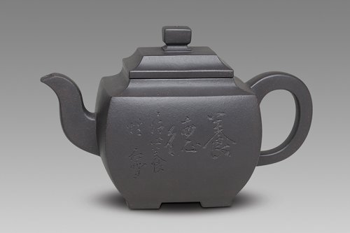 束旦生紫砂壶 硕方壶 