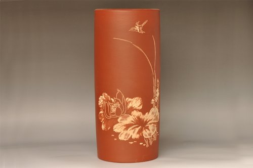 朱芊芊紫砂壶 荷花小鸟千筒 