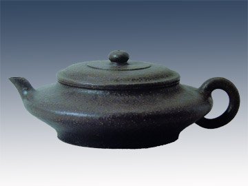 时大彬紫砂壶 书扁壶 