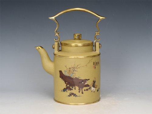 任祁英紫砂壶 名式洋桶 