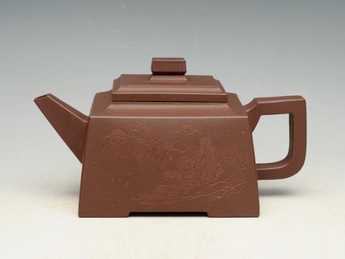 邵文紫砂壶 富贵方舟 