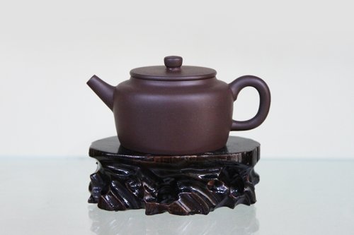徐玮紫砂壶 小桑扁壶 