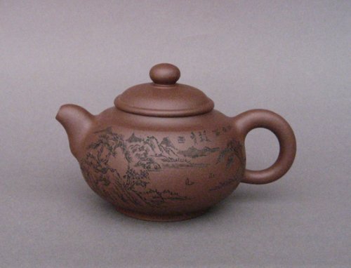 邵国锋紫砂壶 圆缘壶 