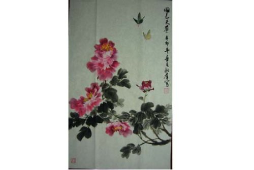 刘新群紫砂壶 国色天香 