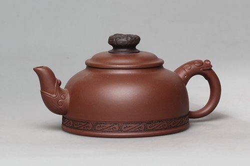 王锡军紫砂壶 双福 