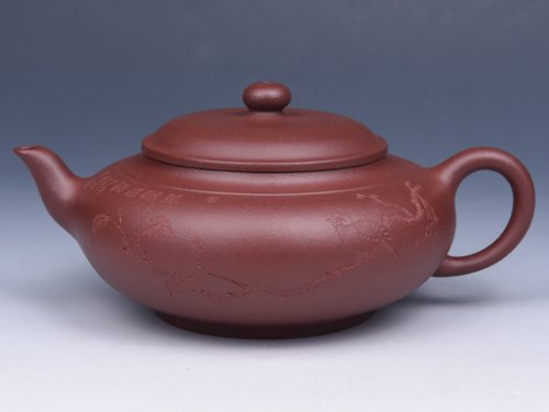 强建红紫砂壶    