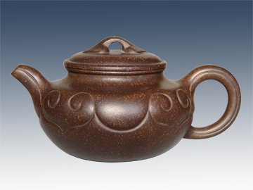 陆士新紫砂壶 仿古如意 