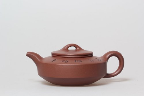 朱永良紫砂壶 汉扁 