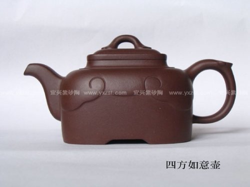 江晓颖紫砂壶 四方如意壶 