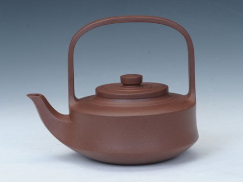 朱大伟紫砂壶 景舟提梁壁 