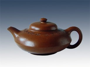 杨彭年紫砂壶 合欢 